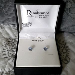 Blue Zirconia earrings, NWT